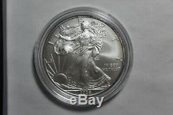2008 W Reverse of 2007 Silver American Eagle United States Mint Coin withBox #2