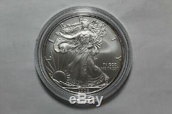 2008 W Reverse of 2007 Silver American Eagle United States Mint Coin withBox #2