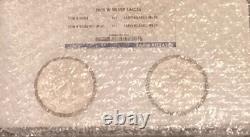 2008-W Silver Eagle Reverse of 07 NGC MS-70 Early Release Dual Two Coin Holder