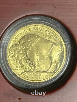 2008 W US Mint 8-8-08 Double Prosperity Gold Coin Set 1/2 oz Buffalo & Eagle