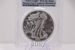 2009 2025 MS70 Silver Eagle 1 oz Silver Rd Missing Year Commem. Burnished PCGS