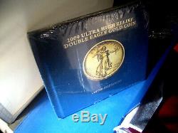 2009 $20 24K 1 oz GOLD ULTRA HIGH RELIEF DOUBLE EAGLE US Mint OGP BOX COA Book