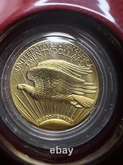 2009 $20 Ultra High Relief Saint Gaudens Double Eagle 1oz Gold With Box/Coa