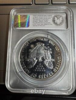 2009 Silver Eagle Overstrike Proof Private Minting Daniel Carr