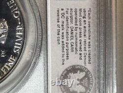 2009 Silver Eagle Overstrike Proof Private Minting Daniel Carr