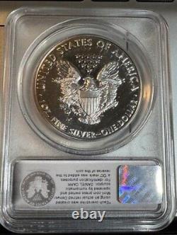 2009 Silver Eagle Overstrike Proof Private Minting Daniel Carr