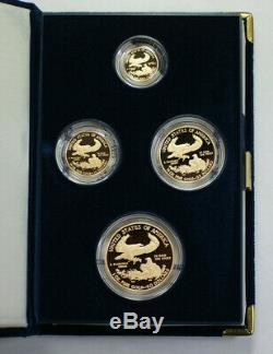 2010 US Mint American Gold Eagle Set Gem Proof Bullion Coins AGE Box & COA (JAB)