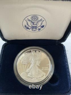 2010-W AMERICAN EAGLE99.9% Silver 31.072g One Troy Oz West Point Mint