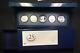 2011 25th Anniversary 5-coin American Silver Eagle Set In Ogp Withcoa