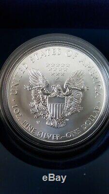 2011 25th Anniversary Silver American Eagle 5-Coin Set U. S. Mint OGP & COA