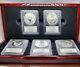 2011 5 Coin 25th Anniversary Silver Eagle Set Pcgs Pr69 Ms69 Mercanti With Case