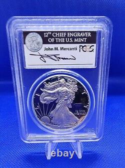 2011 5 Coin 25th Anniversary Silver Eagle Set PCGS PR69 MS69 Mercanti With Case