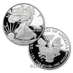2011 5-Coin American Silver Eagle Set (25th Anniv, withBox & COA)