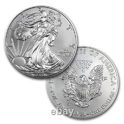 2011 5-Coin American Silver Eagle Set (25th Anniv, withBox & COA)