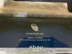 2011 American Eagle 25th Anniversary Silver Coin Set 5 Coin Set