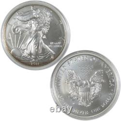 2011 American Eagle 25th Anniversary Silver Coin Set COA SKUCPC7073