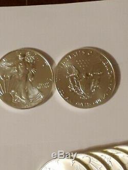 2011 American Silver Eagle (1 oz) $1 1Roll. 20 BU Coins in mint Tube