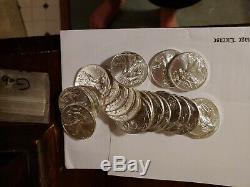 2011 American Silver Eagle (1 oz) $1 1Roll. 20 BU Coins in mint Tube