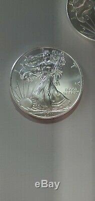 2011 American Silver Eagle Mint 1 Roll 20 Ounces Total. 999 Fine Unopened
