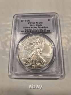 2011 (S) American Silver Eagle MS-70 PCGS