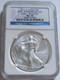 2011-s Ngc Ms70 Er Burnished American Silver Eagle From 25th Anniversary Set