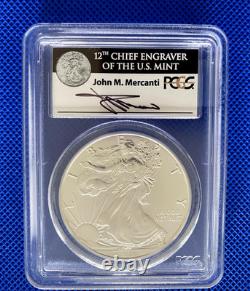 2011 S Silver Eagle PCGS MS69 FIRST STRIKE From 25th Anniversary Set MERCANTI