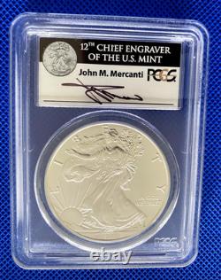 2011 S Silver Eagle PCGS MS69 FIRST STRIKE From 25th Anniversary Set MERCANTI