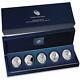 2011 Silver American Eagle 25th Anniversary 5 Coin Set Us Mint (a25)