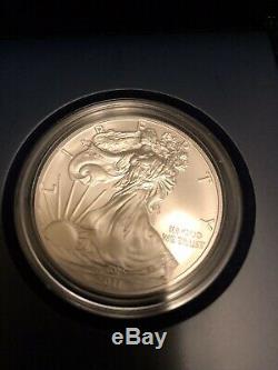 2011 Silver Eagle 25th Anniversary 5 Coin Set In Mint Condition