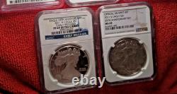 2011 Silver Eagle 25th Anniversary 5 Coin Set src=https/