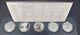2011 Silver Eagle 5 Coin 25th Anniversary Set With Box & Coa, Pr, Rev Pr, S, W, P #x8