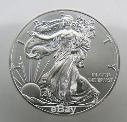 2012 1 oz American Silver Eagle Roll of 20 in Original Mint Tube BU