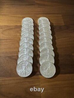 2012 1 oz American Silver Eagles (20 coin tube) Uncirculated