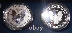 2012 AMERICAN EAGLE SAN FRANCISCO 2 COIN SILVER PROOF SET, United States Mint