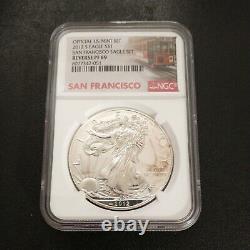 2012 S $1 Ngc Reverse Proof 69 2012-s Silver American Eagle San Francisco Mint