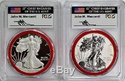2012 S Silver Eagle 75th Anniversary Set PCGS PR70 Mercanti Mint Engraver Series