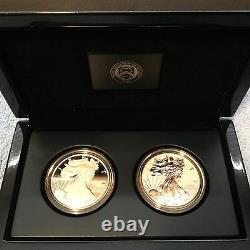 2012 S US Mint 75th Anniversary American Eagle Silver Set. With Box and COA