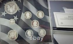 2012 US Mint Limited Edition SILVER Proof 6 Coin Set American Eagle NO TONING