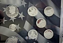 2012 US Mint Limited Edition SILVER Proof 6 Coin Set American Eagle NO TONING