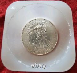 2013 (12) Uncirculated American Silver Eagle 1oz 0.999 Fine Silver Dollar Coins