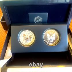 2013 AMERICAN EAGLE WEST POINT 2 COIN SILVER SET, United States Mint Lot 1031