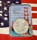 2013-s Early Production Silver Eagle Ngc Ms69 San Francisco Bridge Core