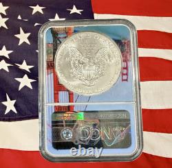 2013-S Early Production Silver Eagle NGC MS69 San Francisco Bridge Core