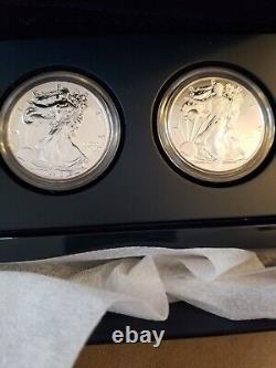 2013 United States Mint American Eagle 2 Coin Silver Set