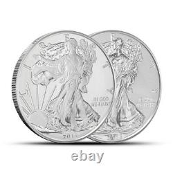 2013-W American Silver Eagle West Point Mint 75th Anniversary 2-Coin Set