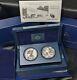 2013 W Dollar Silver American Eagle West Point Proof -2 Coin Set + Box & Coa