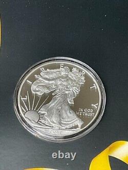 2013 W Proof Silver Eagle Congratulations Set In Original Mint Packaging