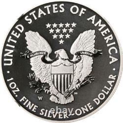 2013-W Silver American Eagle $1 NGC SP70 Enhanced Finish Brown Label STOCK