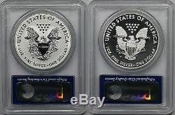 2013-W Silver Eagle Set Reverse PR 70 + MS 70 PCGS West Point Mint First Srike