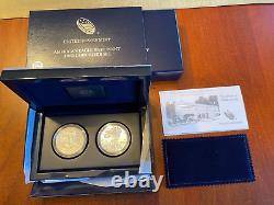 2013-W US Mint American Eagle 2-Coin Silver Set West Point